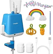 [Caydo] Knitting Mill, Electric Knitting Machine, Automatic Manufacturing of Knitting Tubes, Decorative Cord Knitting Joly, DIY Crochet Machine for Adults and Children (Patented)