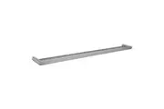 Esperia Brushed Nickel Solid Brass Double Towel Rail 800mm