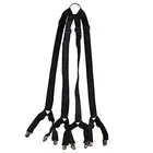 Bed Sheet Suspenders Adjustable Crisscross Fitted Straps Corner Holder Grippers