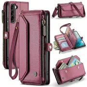 CaseMe Phone Case for Samsung Galaxy S22+ 5G Leather Cases