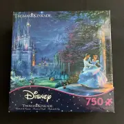 Thomas Kinkade Disney CINDERELLA DANCING STARLIGHT Puzzle SEALED 750 pcs Ceaco