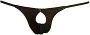 [HSQSMWJ] Men's Sexy G-Strings Open Front Jockstrap Trunks T Back Clubwear