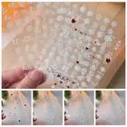 Manicure Ornaments Christmas Snowflake Nail Stickers Lady