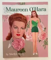 **Classic Hollywood Star ** MAUREEN O'HARA PAPER DOLL BOOK by Marilyn Henry