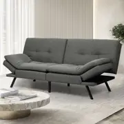 Levede Sofa Bed 3 Seater 180cm Futon Recliner Lounge Couch Convertible Fabric