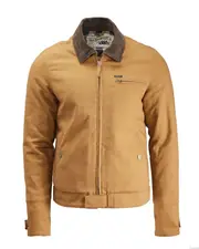 Rokker Canvas, textile jacket , color: Light Brown , size: L