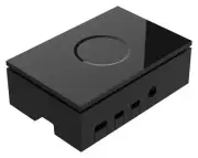 RASPBERRY PI 4 CUSTODIA, BLACK, BODY COLOUR FOR USE WITH RA MULTICOMP PRO
