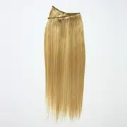 I&K 18” Onepiece QuickFit 100% Human Hair Extensions #P18/22 -Ash Blonde with Medium Blonde Highlights 18 inches