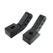 Black CNC Aluminum Ajustable FootPeg Extender Riser Bracket For Pit Dirt Bike