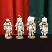 4 Pieces Hanging Xmas Figures Puppet Gifts Toy for Kids Gifts Party
