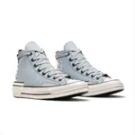 CONVERSE- 2023新款 男女高筒休閒鞋.帆布鞋-A07983C 解構 反光 CHUCK 70 三星標