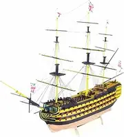 RIBONI For Victory 1765 Western Style Wooden Sailing Ship Navy Ship Model Kit