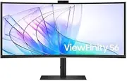 Samsung ViewFinity S65VC 34" UWQHD VA Panel 100Hz HDR Webcam Curved USB Type-C Business Monitor (LS34C650VAEXXY)