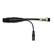 3-Pin XLR DYNAMIC MIC to 8 Pin Round Adapter HS-03CD for ICOM (inc IC-7300)
