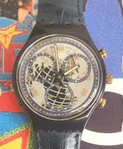 Swatch TIMELESS ZONE SCN104 1992 Chronograph watch New old stock