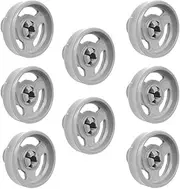 8X Universal Dishwasher Basket Wheel 35mm for Fisher & Paykel H0120200345 H0120200345K DWF077 DW60CCW1 DW60CCX1 DW60CDW3 DW60CDX3 DW60CEW1 DW60CEX1 DW60CRW3 DW60CRX3
