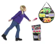 Fun Gripper 24" Inflatable Valcro Dart Ball Toss & Target Game w/3-2" Balls