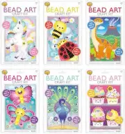[6PK] Bead Art Kit, includes Board and Self-adhesive Beads, ing Fun for All