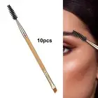 10x 2 in 1 Eyebrow Brush Comb Eyelashes Separator Tool Makeup Tool Eyebrow