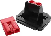 Battery Connector Plate Flush Mount Quick Disconnect 50a Dust Cover Panel Mounting System Compatible for Connectors