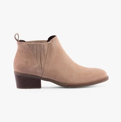 Hush Puppies ISOBEL Womens Comfort Pull-On Boots -Nude