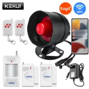 Wireless Wi-Fi Tuya Smart Security Alarm System Home Apartment Garage Shed Horn