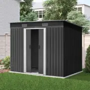 Giantz Garden Shed 2.38x1.31M w/Metal Base Sheds Outdoor Storage Tool Workshop S