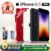 在飛比找momo購物網優惠-【Apple】A級福利品 iPhone SE3 64G 4.