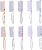CRILSTYLEO Professional Nail Cleaning Brush for Fingernail Toe Brush 10pcs Set Soft Bristles