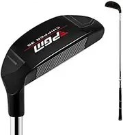 Golf Sand Wedge Mens Womens Golf Sand Rod Steel Head Shaft with Low Center of Gravity Black Golf Club Wedges (Black)