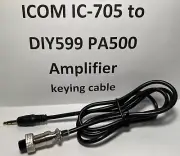 ICOM IC-705 to DIY PA500 amplifier keying cable