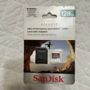 NEW SanDisk Ultra Performance 128GB microSDXC UHS-I Card with Adapter