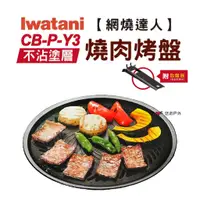 在飛比找蝦皮商城優惠-Iwatani 岩谷 網燒達人不沾CB-P-Y3燒肉烤盤卡式