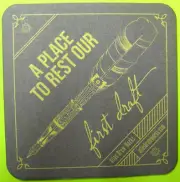 PLACE TO REST 1ST DRAFT Beer COASTER Mat, Atlas Brew Works, WASHINGTON D.C. 2013