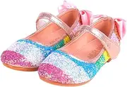 [VALICLUD] Dance Shoes for Boys and Girls Fashion Sequin Shoes for Dance Practice Pink