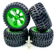 4PCS Upgraded Tires Wheels Rims for Wltoys 104001 1/10 RC Car Vehicles Model Spa