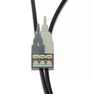 Vintage ACME “San Remo” Cloisonné Bolo Tie by Architect ROBERT A.M. STERN - NEW
