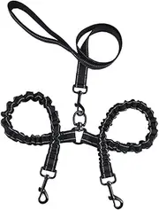 Kisangel 1pc Pet Pulling Strap Double-Headed Pet Products Multifunctional Leash Leashes Leash Pet Products Outdoor Dog Leash Pet Traction Strap Double-Head Leash Rope Pet Supplies Black