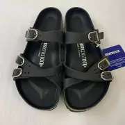 Birkenstock New w/ Box Franca Black Oiled Leather Exquisite Regular Select Size
