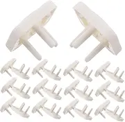 MOBUTOFU Electric Safety Outlet Covers Pcs Babyproof Plug Protectors Childproof Power Supply Plug Covers Easy to Use Sturdy Abs Material