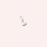 Mini Heart Pendant Silver by Linden Cook | the memo