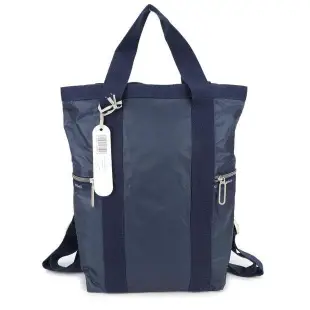 現貨直出 Lesportsac 2771 深藍 Backpack 超輕量雙肩手提多功能多夾層手提包 托特包 後背包 限量優惠 明星大牌同款
