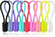 12X Magnetic Ties Winder Earphone Cord Organiser Cable Headphone Holder Clip AU