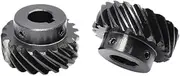 MCMATUTKEQ 1PCS Left Helical Gear 1.5M 13 15 20 26 30 Teeth Interlaced Gear 45 Degree Helical Gear Keyway Bore 10mm-25mm 45# Steel(10mm (Keyway 4),1.5M 30Teeth)