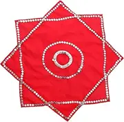 ERINGOGO Dance Handkerchief Octagonal Towel Decor for Chinese New Year Spring Festival Performance Prop for Adults and Kids