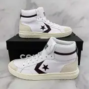 Converse Chuck Taylor Mens 10 All Star Pro Blaze Classic Mid Shoes Egret New