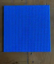 Royal Blue 10"x10" / 32x32 Peg Strictly Bricks Lego®️ Compatible Base Plate