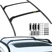 VEVOR Roof Rack Rail Cross Bar for CX-5 CX5 2017-2019, 165 LBS Capacity Aluminum Roof Rails Crossbars Replacement, Heavy Duty Cross Bars Cargo Carrier, Black