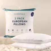 2 Pack European Pillows [ESSB2PKEU24]