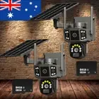 Solar Battery Powered Wireless WiFi Outdoor Pan/Tilt Home Security Camera System